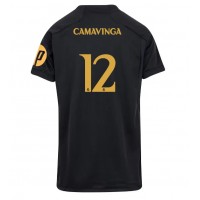 Real Madrid Eduardo Camavinga #12 Kolmaspaita Naiset 2023-24 Lyhythihainen